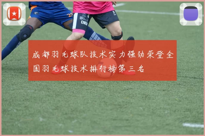 成都羽毛球队技术实力强劲荣登全国羽毛球技术排行榜第三名