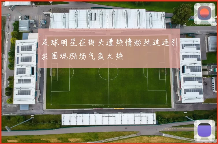 足球明星在街头遭热情粉丝追逐引发围观现场气氛火热